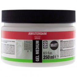 AMSTERDAM GEL MEDIUM MATT 080 250ML