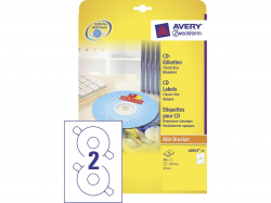 AVERY CD/DVD ETIKETT CLASSIC SIZE 