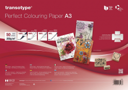 PERFECT COLOURING PAPER COPIC A3 50-PACK