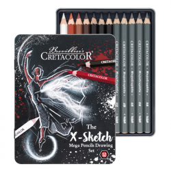 STORA SKISSPENNOR CRETACOLOR X-SKETCH MEGA 12-SET