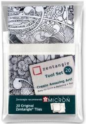 ZENTANGLE TILES 89X89MM VIT