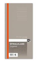 SPIRALKLADD 147X297MM 70G 96 BLAD LINJ