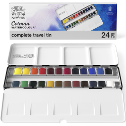 AKVARELLSET COTMAN 24-SET METALL