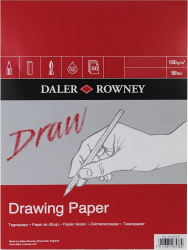 SKISSBLOCK DALER ROWNEY DRAW A4 STÅENDE