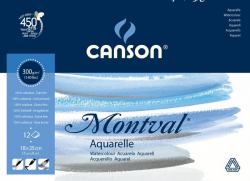 CANSON AKVARELLBLOCK MONTVAL 300GRAM