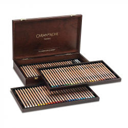 FÄRGPENNSET CARAN D'ACHE LUMINANCE 6901 76-SET I TRÄSKRIN