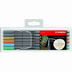 STABILO PEN 68 METALLIC 6-SET