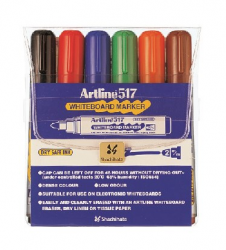 WHITEBOARDPENNA ARTLINE 517 6-PACK