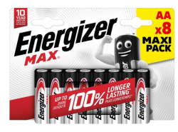 BATTERI ENERGIZER MAX AA 8/FP