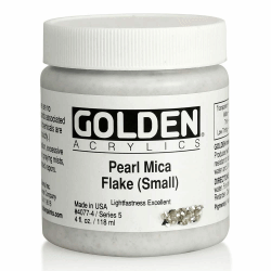 GOLDEN ACRYLICS PEARL MICA FLAKE 118 ML