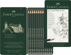 BLYERTSPENNA FABER CASTELL 9000, 12-SET