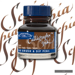 WINSOR & NEWTON KALLIGRAFIBLÄCK 30ML SEPIA