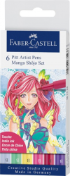 FABER-CASTELL RITPENNSET PITT ARTIST MANGA 6 SHOJO