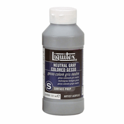 LIQUITEX COLORED GESSO GREY 237 ML