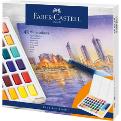 FABER-CASTELL WATERCOLOURS 48-SET - HELKOPPAR