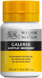 W&N GALERIA GLASS BEADS TEXTURE GEL 250 ML