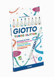 GIOTTO TURBO GLITTER 8-PACK