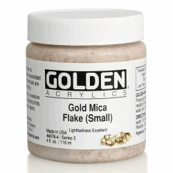 GOLDEN ACRYLICS MICA FLAKES 118 ML