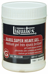 LIQUITEX GLOSS SUPER HEAVY GEL MEDIUM 237 ML