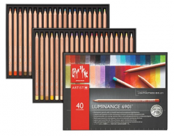 FÄRGPENNSET CARAN D’ACHE LUMINANCE 6901 40-SET