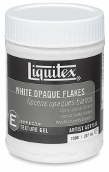 LIQUITEX WHITE OPAQUE FLAKE 237 ML