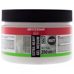 AMSTERDAM EXTRA HEAVY GEL MEDIUM MATT 022 250ML 