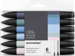 WINSOR & NEWTON PROMARKER 6 SKYSCAPE TONES