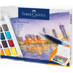 FABER-CASTELL WATERCOLOURS 36-SET - HELKOPPAR