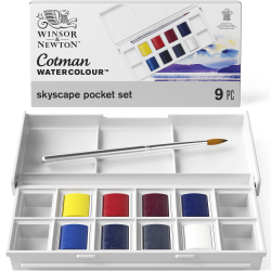 AKVARELLSET COTMAN SKYSCAPE 8-SET