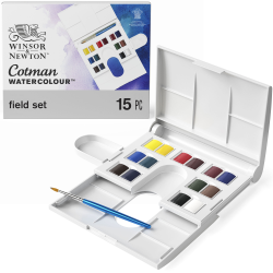 AKVARELLSET COTMAN COMPACT 14-SET