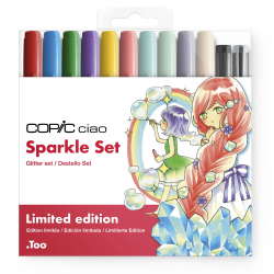 COPIC CIAO SPARKLE SET 12 DELAR