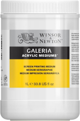 W&N GALERIA SCREEN PRINTING MEDIUM 1L