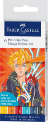 FABER-CASTELL RITPENNSET PITT ARTIST MANGA 6 SHONEN