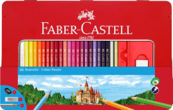 FABER-CASTELL REDLINE HEXAGONAL METALLETUI 48-SET