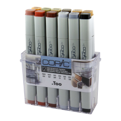 COPIC MARKER 12-SET ARCHITECTURE