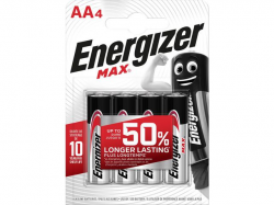 BATTERI ENERGIZER AA 4-PACK - SVANENMÄRKTA