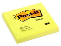 POST-IT 3M 654 BLOCK 76X76MM