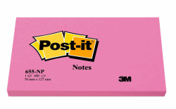 POST-IT 3M 655 BLOCK 76X127MM