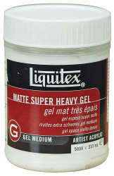 LIQUITEX SUPER HEAVY MATTE ACRYLIC GEL MEDIUM 237ML