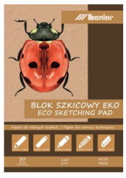 LENIAR BLOCK KVISTPAPPER 160 GRAM LADYBUG