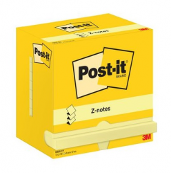 NOTES POST-IT Z-BLOCK 76X127MM GUL