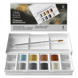 COTMAN 8 HALVKOPPAR METALLIC POCKET SET