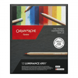 FÄRGPENNSET CARAN D’ACHE LUMINANCE 6901 12-SET