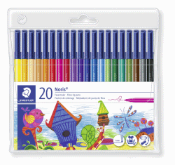 STAEDTLER NORIS CLUB TUSCHPENNOR 20-SET