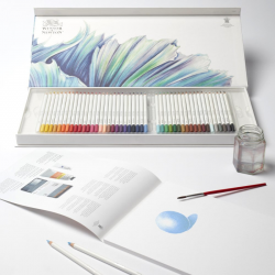 AKVARELLPENNSET WINSOR & NEWTON STUDIO COLLECTION BOX 50-SET