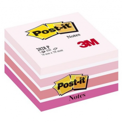 NOTES POST-IT KUB 76X76MM ROSA/VIT