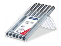 STAEDTLER PIGMENT LINER 6-SET * 4 + 2 PÅ KÖPET!