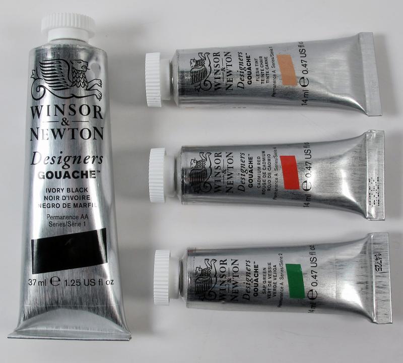 Winsor & Newton Designers Gouache Flame Red 14ml