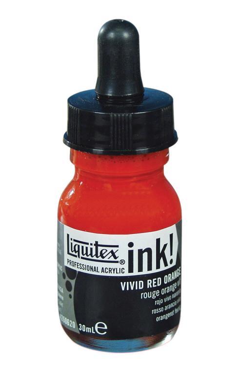 ACRYLIC INK TRANSPARENT BURNT SIENNA 30ML LIQUITEX