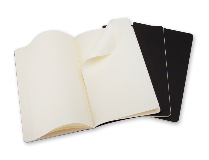 Moleskine Cahier Pocket Notebooks (3.5 x 5.5) (set of 3)